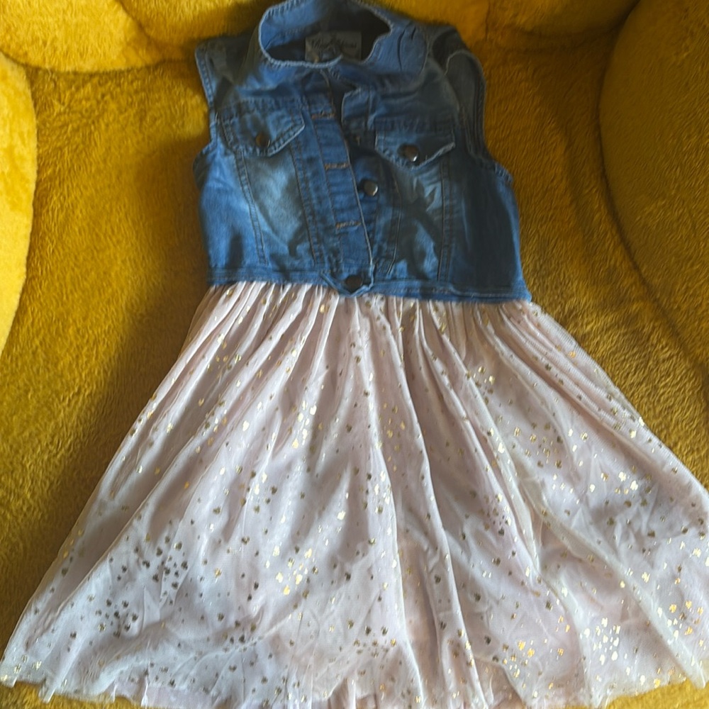 Denim tutu dress